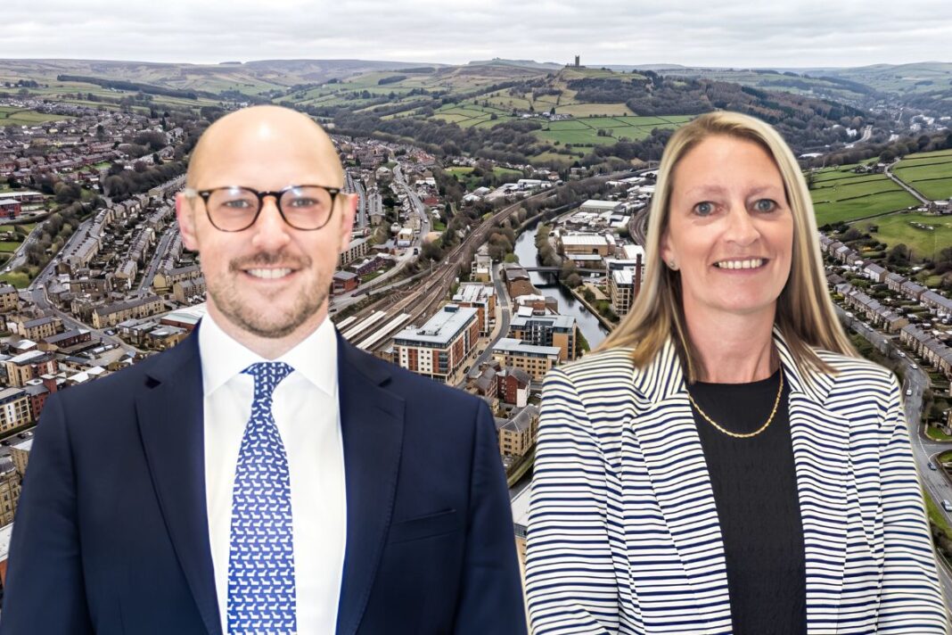 Martin & Co Huddersfield buys ADM Residential Will Taylor and Lisa Hollings, Martin & Co
